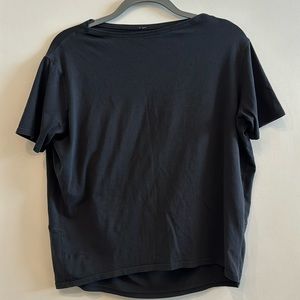 Lululemon Black Back in Action Tee